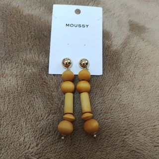 マウジー(moussy)のMOUSSY　マウジー　ピアス　イヤリング　レディース　アクセサリー　天然木(ピアス)