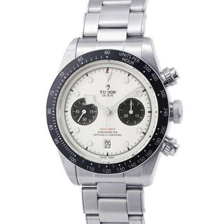 チュードル(Tudor)のチュードル ヘリテージ ブラックベイ クロノ 79360N TUDOR チューダー 腕時計 白文字盤(腕時計(アナログ))
