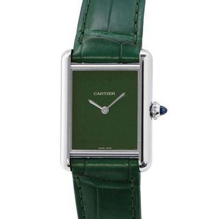 カルティエ(Cartier)のカルティエ タンク マスト LM WSTA0056 Cartier 腕時計 グリーン文字盤(腕時計(アナログ))