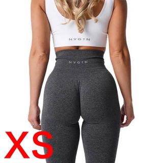 NVGTN nv seamless leggings ダークグレー【S】(レギンス/スパッツ)