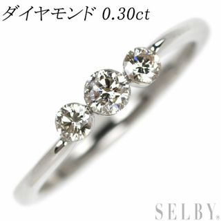 Pt900 ダイヤモンド リング 0.30ct (リング(指輪))