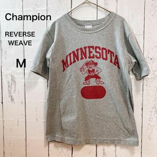 チャンピオン(Champion)のChampion REVERSE WEAVE メンズ 半袖 Tシャツ M グレー(Tシャツ/カットソー(半袖/袖なし))