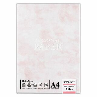 【色: ピンク】マルアイ(Maruai) カラーコピー用紙 厚口 A4 OA用紙(その他)