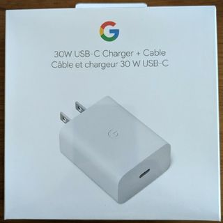 グーグル(Google)のGoogle 30W USB-C Charger + Cable 充電器 タイプ(バッテリー/充電器)