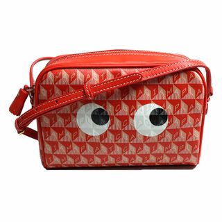 ANYA HINDMARCH - Anya Hindmarch アニヤ・ハインドマーチ I am a Plastic Bag Cross Body Eyes ショルダーバッグ オレンジ系 5050925 レディース【中古】【美品】