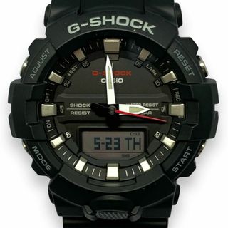 ジーショック(G-SHOCK)の【美品】カシオ　G-SHOCK GA-800　アナデジ　ブラック　メンズ腕時計(腕時計(デジタル))