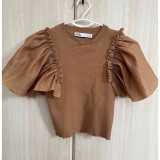 ZARA リブトップス