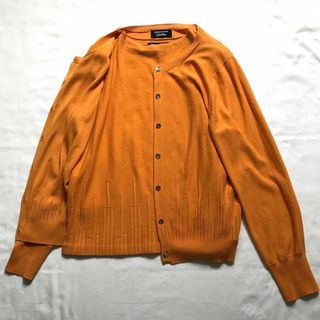 ソニアリキエル(SONIA RYKIEL)のソニアリキエルコレクション　アンサンブル　ニット　カーディガン　オレンジ　L(アンサンブル)