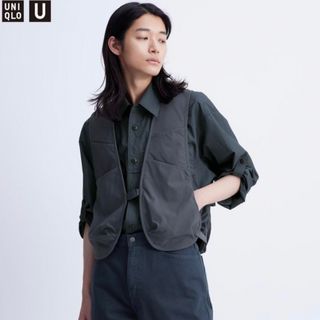 UNIQLO - 希少！即完売品！XL UNIQLO U ユーティリティベスト ダークグレー