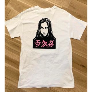 エックスガール(X-girl)のX-girl エックスガール　論理　ロンリ　Tシャツ　ホワイト(Tシャツ(半袖/袖なし))