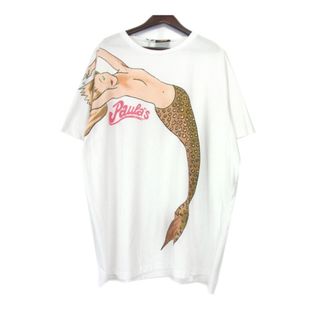 ロエベ LOEWE ■ 【 paulas Ibiza Mermaid Print Oversized T-shirt 】 マーメイド グラフィティ オーバー サイズ Tシャツ n5772