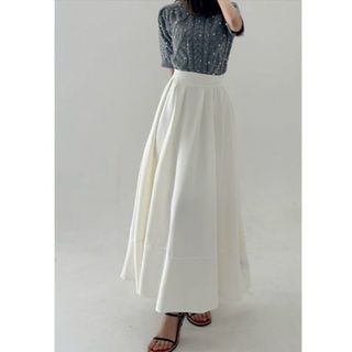 lovan tuck spring skirt(ロングスカート)