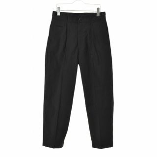 【H.UNIT】Serge tuck wide trouser パンツ(その他)