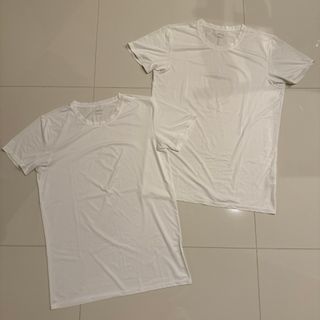 ユニクロ(UNIQLO)のUNIQLO AIRism 半袖 丸首 インナー L(Tシャツ/カットソー(半袖/袖なし))