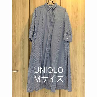 ユニクロ(UNIQLO)のUNIQLO シャツワンピース(ひざ丈ワンピース)