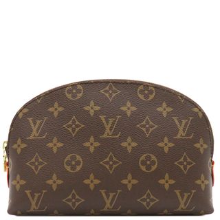 ルイヴィトン(LOUIS VUITTON)のルイヴィトン LOUIS VUITTON ポーチ ポシェット コスメティック GM モノグラムキャンバス モノグラム ゴールド金具 茶 メイクポーチ 化粧ポーチ  M46579 RFID 【箱】【中古】(ポーチ)