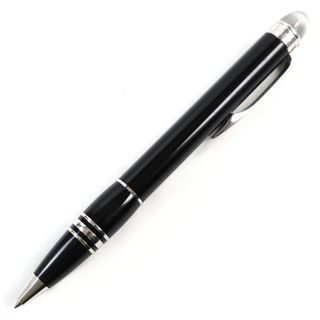 モンブラン(MONTBLANC)の良品○MONTBLANC モンブラン スターウォーカー ロゴ刻印 ホワイトスター ボールペン ブラック シルバー ドイツ製 筆記確認済み(ペン/マーカー)