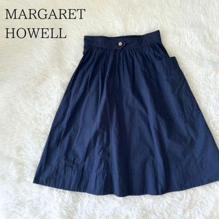 MARGARETHOWELL マーガレットハウエル ビッグポケットフレアスカート