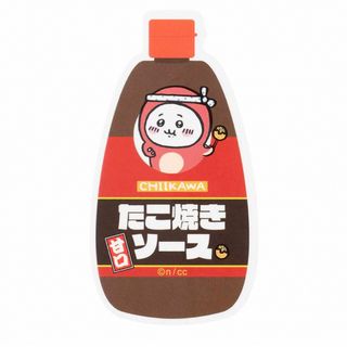 チイカワ(ちいかわ)のちいかわステッカー　(たこ焼きソース ちいかわ)(キャラクターグッズ)