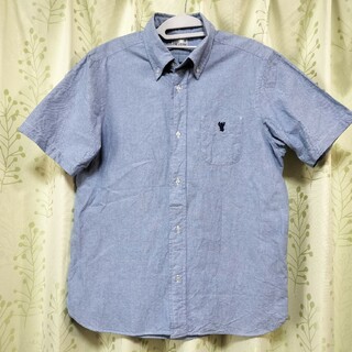 コーエン(coen)のcoen コーエン　シンプルシャツ　XLサイズ　水色　ワンポイント(シャツ)