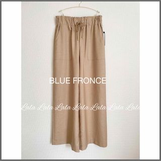 【新品】Blue Fronce ブルーフロンセ　ワイドパンツ　パンツ(カジュアルパンツ)