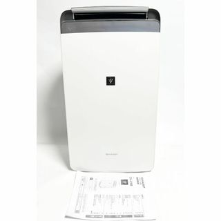 シャープ(SHARP)の☆2019年製 美品 シャープ 衣類乾燥 除湿機 CV-J180 W 18L(加湿器/除湿機)