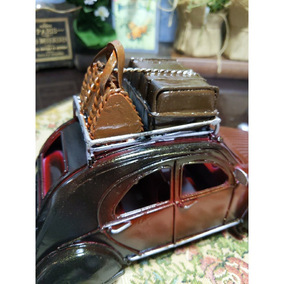 クラッシックシトロエン 2CV モデルカー アンティークインテリア装飾 クラッシックシトロエン 2CV モデルカー アンティークインテリア装飾