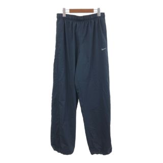 ナイキ(NIKE)のNIKE ナイキ DRY-FIT ジャージ トラックパンツ スポーツ ネイビー (メンズ L) 中古 古着 Q7558(その他)