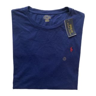 ポロラルフローレン(POLO RALPH LAUREN)の新品タグ付き ポロラルフローレン ポニー刺繍ワンポイントTシャツ XL ネイビー(Tシャツ/カットソー(半袖/袖なし))