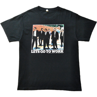 古着　00s　レザボア・ドッグス　Tシャツ　Lサイズ　黒　映画T　ムービーT *(Tシャツ/カットソー(半袖/袖なし))