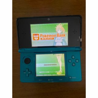 ニンテンドー3DS(ニンテンドー3DS)のニンテンドー 3DS 本体 ブルー ポケモンバンク ポケムーバー(携帯用ゲーム機本体)