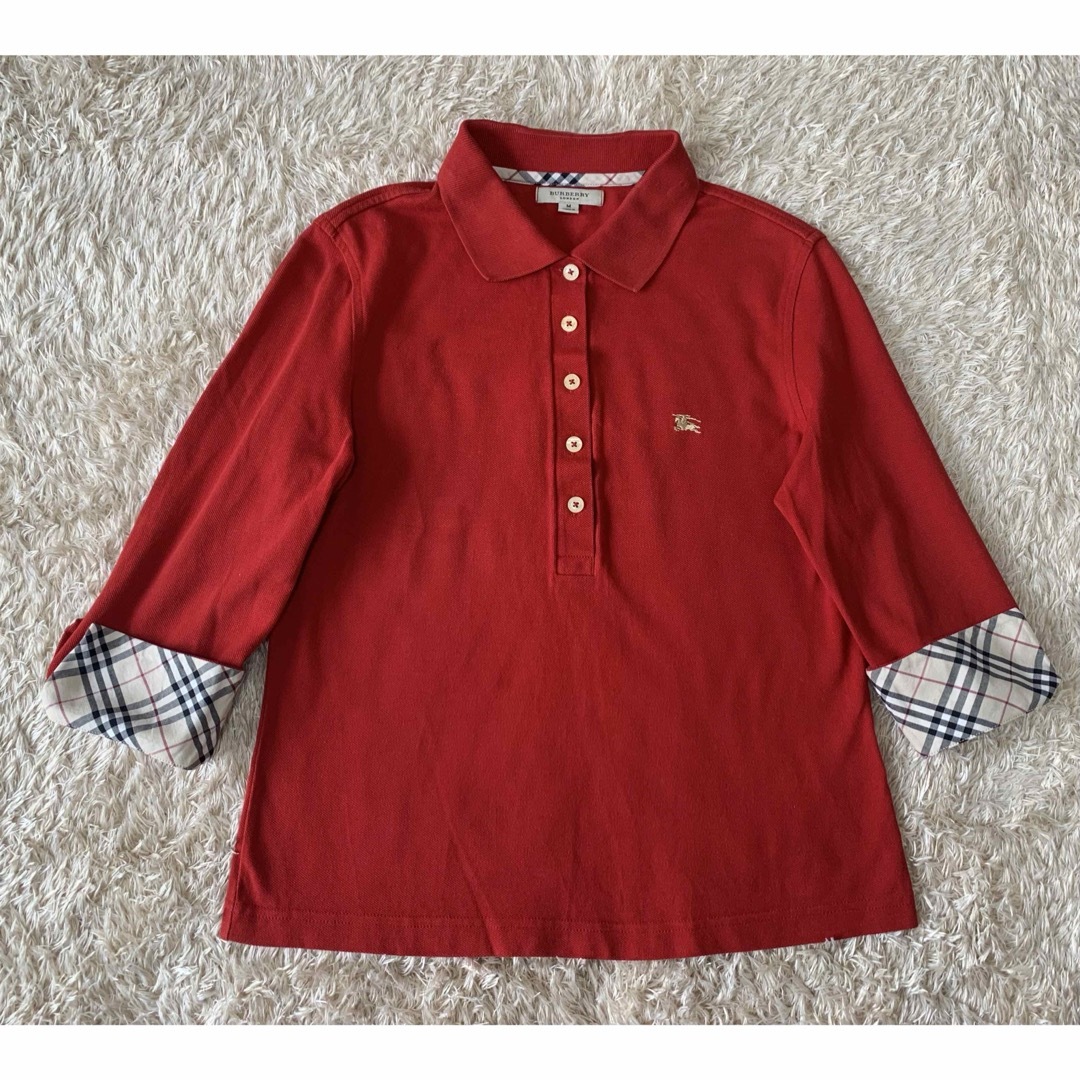 Burberry バーバリー ポロシャツ 七分袖 赤 サイズM ノバチェック | フリマアプリ ラクマ Burberry バーバリー ポロシャツ 七分袖 赤 サイズM ノバチェック | フリマアプリ ラクマ