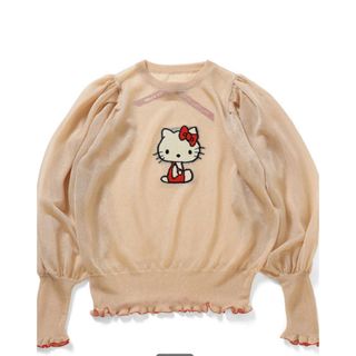 ビームス(BEAMS)のHELLO KITTY × BEAMS COUTURE / 透けるセーター(ニット/セーター)