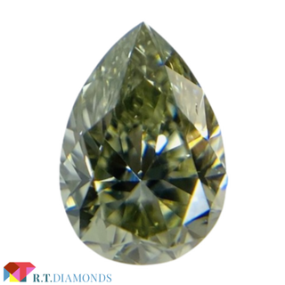 FANCY GRAY YELLOWISH GREEN 0.403ct PS(その他)