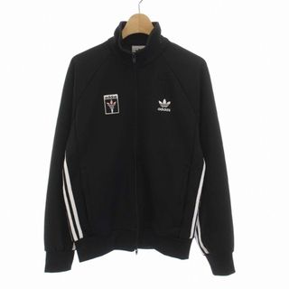 adidas originals フレイム トレフォイル ジャケット M 黒(ブルゾン)