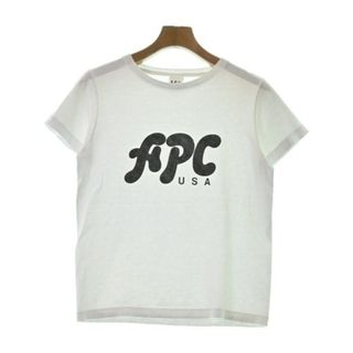 A.P.C. アーペーセー Tシャツ・カットソー S 白 【古着】【中古】(Tシャツ/カットソー(半袖/袖なし))