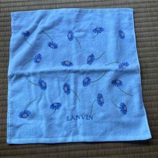 LANVIN - LANVIN デイジー柄タオルハンカチ未使用訳あり