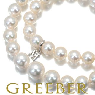 ミキモト(MIKIMOTO)のミキモト ネックレス パール アコヤ真珠 6.6-8.8mm シルバー (ネックレス)