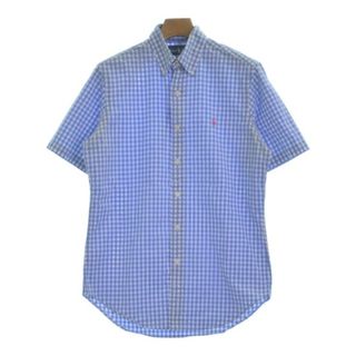 ラルフローレン(Ralph Lauren)のRalph Lauren カジュアルシャツ S 水色x白(ギンガムチェック) 【古着】【中古】(シャツ)