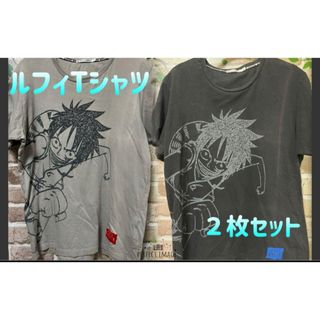 UNIQLO - 【２枚セット♪】ルフィTシャツ　ONE PIECE ワンピース　Luffy