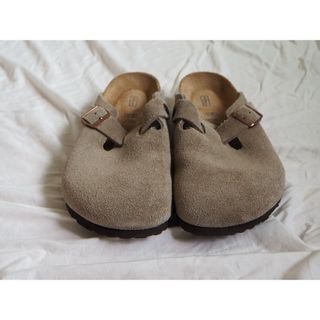 ビルケンシュトック(BIRKENSTOCK)のbirkenstock boston taupe EU40 R(サンダル)