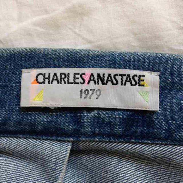 CHARLES ANASTASE のデニムスカートミニスカート