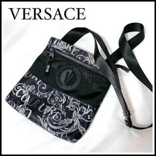 VERSACE - ヴェルサーチ バッグ ブラック　ショルダー メンズ JEANS グレー　軽量