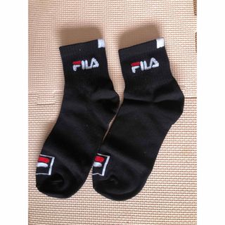 フィラ(FILA)のフィラ　黒靴下(ソックス)