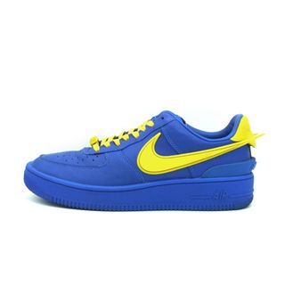 ナイキ(NIKE)のナイキ NIKE × アンブッシュ AMBUSH ■ 【 AIR FORCE 1 LOW Game Royal and Vivid Sulfur DV3464 400 】 エア フォース 1 ロー ゲーム ロイヤル アンド ヴィヴィッド サルファー スニーカー w19177(スニーカー)