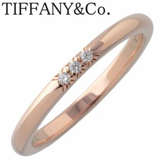 ティファニー(Tiffany & Co.)のティファニー ダイヤ リング クラシック バンド フォーエバー 3PD 11号強 幅2.0mm Au750PG 新品仕上げ済 TIFFANY【17283】(リング(指輪))