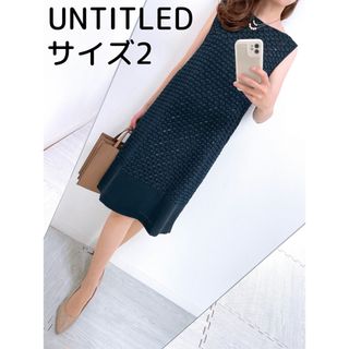 【美品✨】定価 30,000円❤️アンタイトル ✨サイズ2（M）ワンピース✨