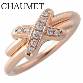 ショーメ(CHAUMET)のショーメ ダイヤ リング ジュ ドゥ リアン プルミエ #51 Au750PG 箱 保証書(2014年) 新品仕上げ済 CHAUMET【17207】(リング(指輪))