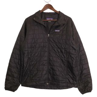 パタゴニア(patagonia)のpatagonia パタゴニア ナノパフ PRIMALOFT プリマロフト ジャケット アウトドア ブラック (メンズ M) 中古 古着 A0049(その他)