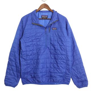 パタゴニア(patagonia)のpatagonia パタゴニア ナノパフ PRIMALOFT プリマロフト ジャケット アウトドア ブルー (メンズ M) 中古 古着 A0050(その他)